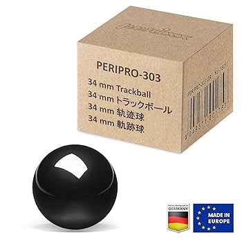 ぺリックス PERIPRO-303 GR 34 mm交換用トラックボール 光沢仕上げ スピード型 PERIMICE-517/717またはロジクール/エレコムトラックボールマウス n5ksbvb Amazon | ぺリックス PERIPRO-303 GBK 34 mm 交換用トラック